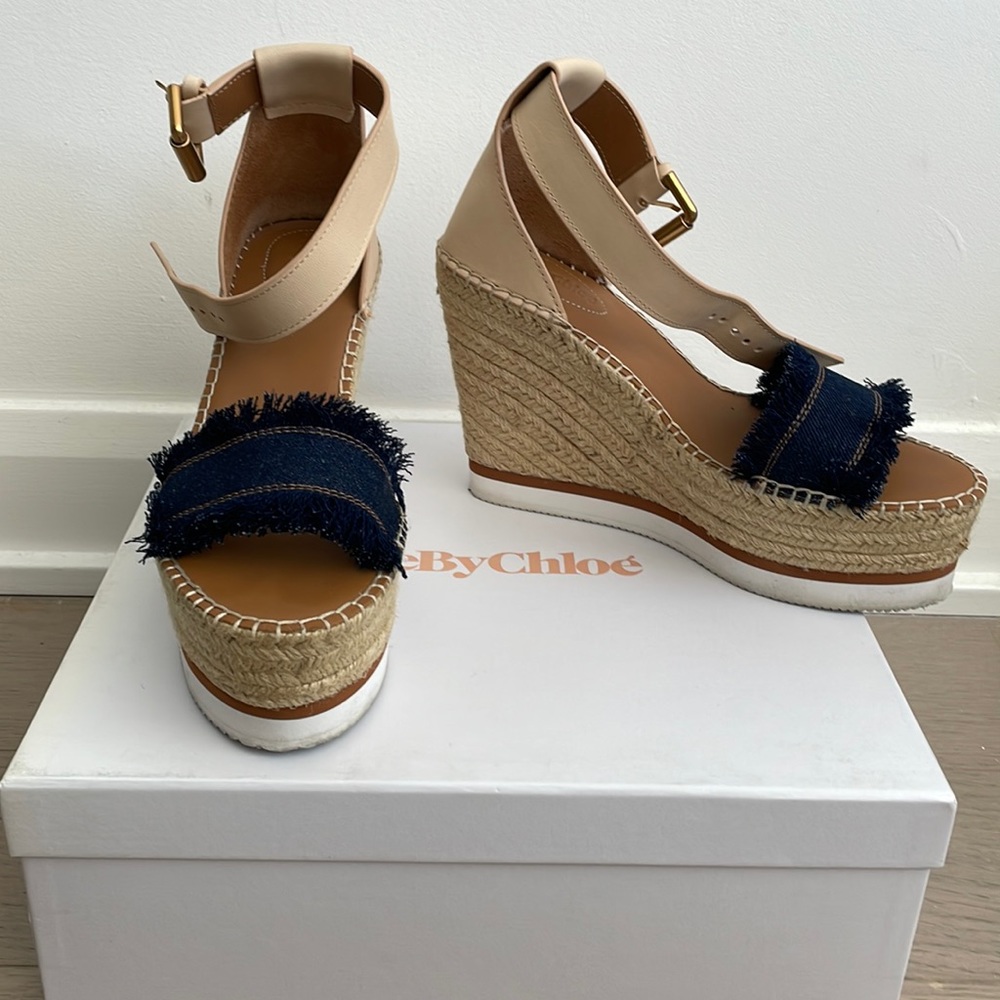 SeeByChloe Glyn Wedge Espadrilles